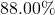 88.00\%