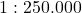 1 : 250.000