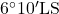 6^\circ 10' \text{LS}