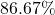 86.67\%