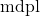 \text{mdpl}
