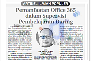 Pemanfaatan Office 365 Dalam Supervisi Pembelajaran Daring